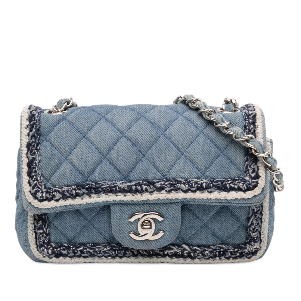 Pre-Loved Chanel Mini Rectangular Classic Denim B… - image 1